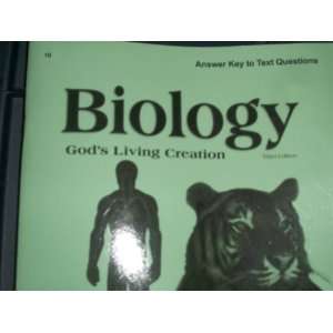  Abeka Biology Gods Living Creation Answer Key (10): Books