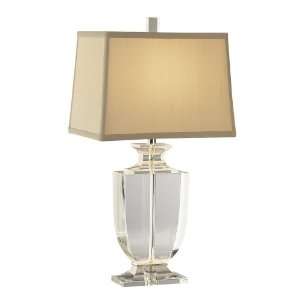   Artemis Accent Clear Crystal Cafe Shade Table Lamp: Home Improvement