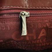 CHANEL Leather Chocolate Bar Quilted Mademoiselle Lock Shoulder Bag