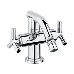 Grohe 24017000/18026000 Atrio Trio Over The Rim Bidet Faucet   Chrome