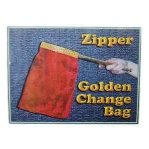  Change Bag w/Zip  Gold Handle(India): Everything Else