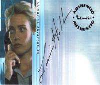 FILES Season 4 & 5 LAURIE HOLDEN Autograph Auto A4  