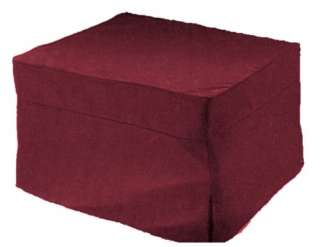 Ottoman Bed With Cover   Burgundy  