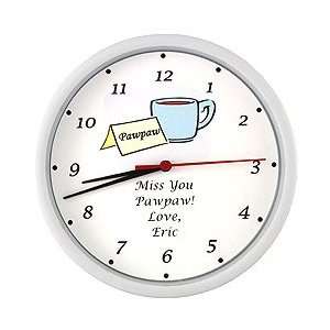  Pawpaw Gift   Personalized Pawpaw Clock: Home & Kitchen