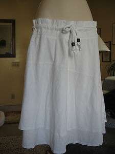   Tammy skirt! 100% organic cotton knit w/drawstring waist/NWT/CUTE! WXL