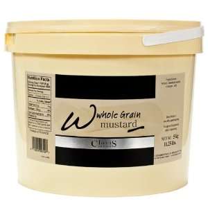 Whole Grain Mustard   1 pail, 11 lb  Grocery & Gourmet 