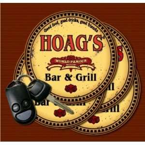 HOAGS Family Name Bar & Grill Coasters: Kitchen & Dining