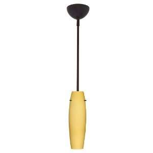   Single Light Compact Fluorescent Pendant with Bron
