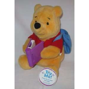  Reading with Winnie the Pooh Bear Plush Toy Mattel Retired 