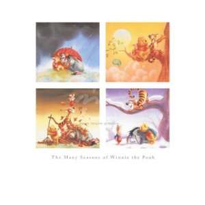  The Many Seasons of Winnie the Pooh by Walt Disney. Art 
