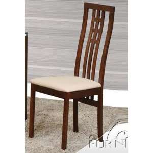  Dark Walnut Side Chair by Acme: Home & Kitchen