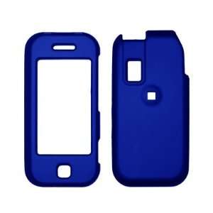  Blue Rubberized Snap On Cover Hard Case Cell Phone 