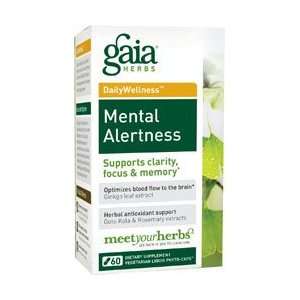  Mental Alertness   60 caps,(Gaia Herbs) Health & Personal 