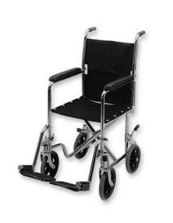 Lightweight 19 Transport Chair Wheelchair w/ Footrests  