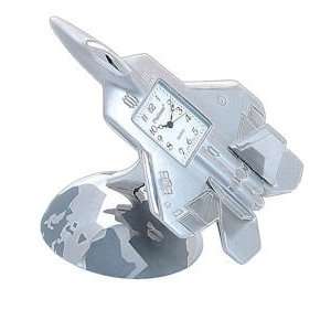   Fighter Jet Plane Desk Clock for Pilots and Military