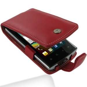   : PDair F41 Red Leather Case for Acer Liquid Metal S120: Electronics