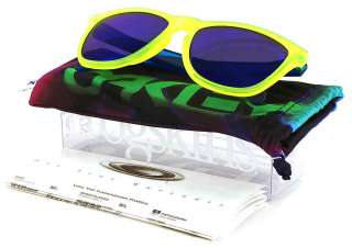   Frogskins Sunglasses Blacklight Yellow Blue Iridium Lens USA 24 289
