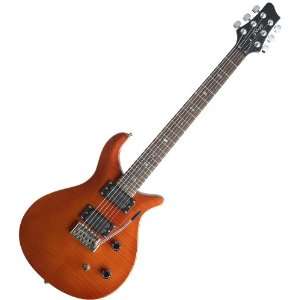   CLASSIC ROCK R STYLE AMBER FINISH ELECTRIC GUITAR Musical Instruments