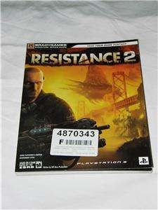 NEW RESISTANCE 2 OFFICIAL GAME GUIDE PLAYSTATION PS3  