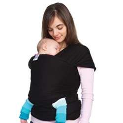 New ORGANIC Moby Wrap Baby Carrier/Sling LICORICE So soft! Great for 