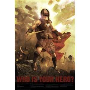 Bible Joshua at Jericho Poster Print Huge 24x 36