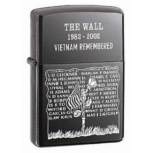  Zippo Vietnam Wall Memorial Black Ice #20137: Electronics