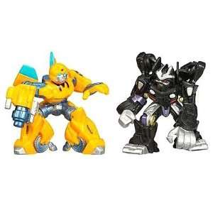   : Transformers Robot Fighters   Bumblebee Vs. Barricade: Toys & Games