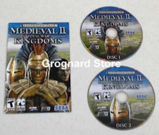 Medieval II 2 Total War KINGDOMS Expansion Pack PC Game  