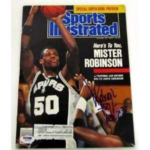   Acts 238 Inscr PSA   Autographed NBA Magazines
