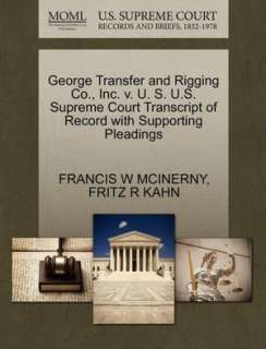   George Transfer And Rigging Co., Inc. V. U. S. U.S. Supreme Court 