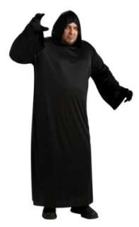  Black Hooded Robe: Clothing