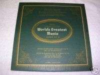 Basic Library Of The Worlds Greatest Music LP Record  