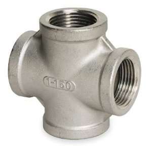 Stainless Steel Threaded Pipe Fittings Class 150 Cross,2 In,316 Stainl 