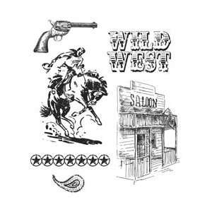    Tim Holtz Cling Rubber Stamp Set   Wild West Arts, Crafts & Sewing