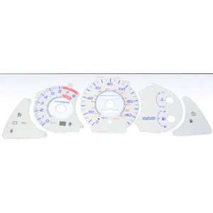    99 Toyota Celica Gt St White and Blue Reverse Glow Gauge: Automotive