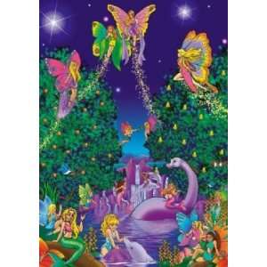  Fairies Glow Jigsaw Puzzle 100pc Toys & Games