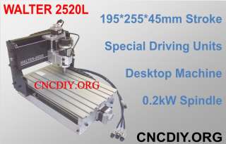 WALTER 2520 CNC Router Engraver Drill Mill Machine G1  