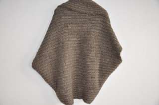 Ralph Lauren RLX Heavy Knit Wool Poncho Sweater M/L  