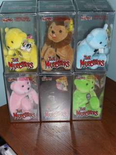 THE MUNSTERS Rare Collectible BEARS NEW SEALED Herman..  