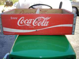 Vintage Coca Cola Wooden Crate   Curio Display   1977 Chattanooga, TN 