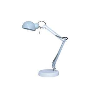   13 Watt Energy Saving Compact Fluorescent Adjusted Table Lamp, White