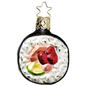  Inge Glas Hand Rolled Sushi Ornament: Home & Kitchen