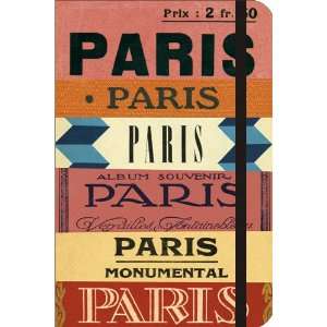  Cavallini Paris Guide Notebook 4 x 6 inch with Elastic 