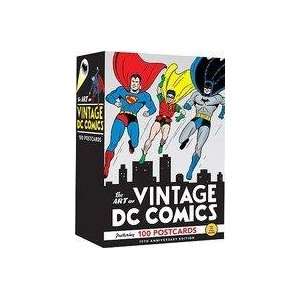  The Art of Vintage DC Comics: 100 Postcards [Card Book 