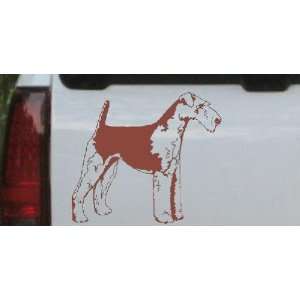   .1in    Airedale Terrier Animals Car Window Wall Laptop Decal Sticker