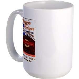 Haggis Helper Funny Large Mug by CafePress:  Kitchen 