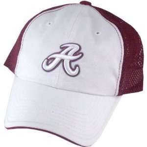  Alabama Crimson Tide Whitewall Mesh 1Fit Hat: Sports 