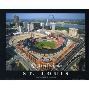   : MLB St. Louis Cardinals New Busch Stadium Aerial: Sports & Outdoors