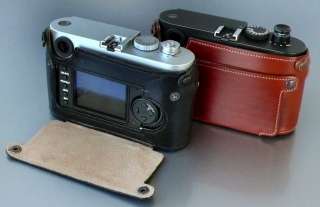 LUIGIs BASIC ITALIAN CASE for LEICA M9 M8,HANGING BACK  