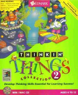 Thinkin Things: Collection 2 w/ Manual MAC CD game!  